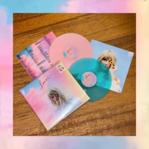 lover mini pink blue vinyl