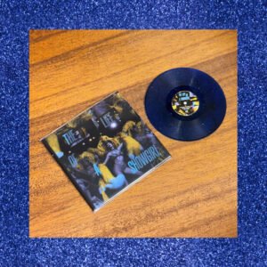 Showgirl mini lakeside beach blue sparkle vinyl