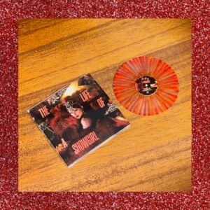 Showgirl mini red lipstick lace transparent vinyl