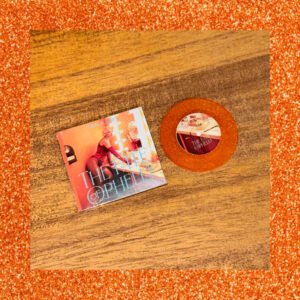 the fate of ophelia mini 7" orange glitter vinyl